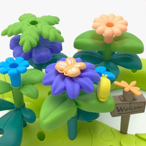 WOOPIE Magiczny Ogródek Montessori Klocki Konstrukcyjne XXL 93 el. Woopie WOOPIE Magiczny Ogródek Montessori Klocki Konstrukcyjne XXL 93 el. Woopie