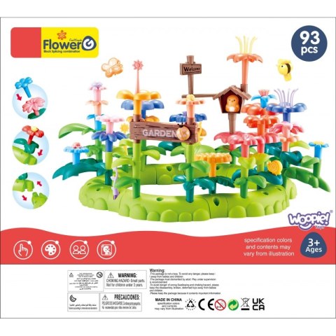 WOOPIE Magiczny Ogródek Montessori Klocki Konstrukcyjne XXL 93 el. Woopie WOOPIE Magiczny Ogródek Montessori Klocki Konstrukcyjne XXL 93 el. Woopie