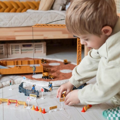 WOOPIE Samochód Ciężarowy 6w1 Zestaw Budowy Dźwig Resoraki Akcesoria Woopie WOOPIE Samochód Ciężarowy 6w1 Zestaw Budowy Dźwig Resoraki Akcesoria Woopie