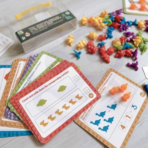 WOOPIE Zestaw Edukacyjny Nauka Liczenia Montessori Sorter Dinozaury 95 el. Woopie WOOPIE Zestaw Edukacyjny Nauka Liczenia Montessori Sorter Dinozaury 95 el. Woopie