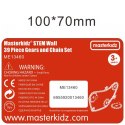 Koła Zębate Zbuduj Własny Mechanizm - Tablica Naukowo-Kreatywna Masterkidz STEM Masterkidz Koła Zębate Zbuduj Własny Mechanizm - Tablica Naukowo-Kreatywna Masterkidz STEM Masterkidz