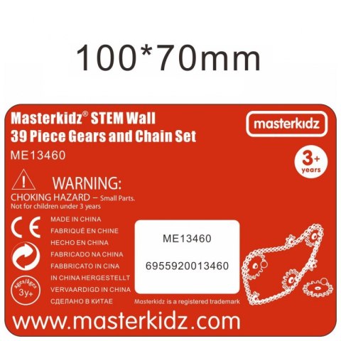 Koła Zębate Zbuduj Własny Mechanizm - Tablica Naukowo-Kreatywna Masterkidz STEM Masterkidz Koła Zębate Zbuduj Własny Mechanizm - Tablica Naukowo-Kreatywna Masterkidz STEM Masterkidz