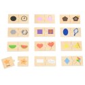 VIGA Zestaw Puzzle Łączenie Kształtów i Przedmiotów Viga Toys