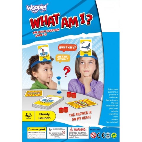 WOOPIE Gra Słowna Zgadnij Kim Jestem? Dla 2 Graczy Woopie WOOPIE Gra Słowna Zgadnij Kim Jestem? Dla 2 Graczy Woopie