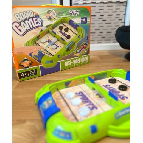 WOOPIE Gra Zręcznościowa 2w1 Mini Hokej Wyścigi Woopie WOOPIE Gra Zręcznościowa 2w1 Mini Hokej Wyścigi Woopie
