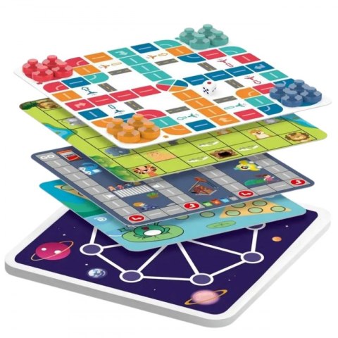 WOOPIE Zestaw Gier Planszowych Logicznych 10w1 Woopie WOOPIE Zestaw Gier Planszowych Logicznych 10w1 Woopie