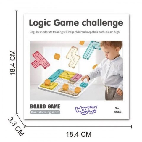 WOOPIE Zestaw Gier Planszowych Logicznych 10w1 Woopie WOOPIE Zestaw Gier Planszowych Logicznych 10w1 Woopie