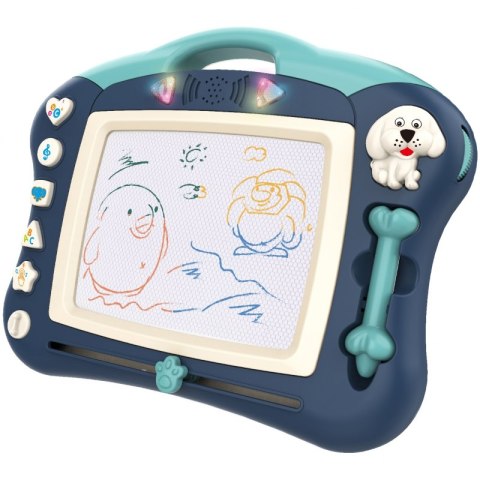 WOOPIE Znikopis Interaktywna Tablica Magnetyczna Tablet Graficzny Muzyka Swiatło Niebieski Woopie WOOPIE Znikopis Interaktywna Tablica Magnetyczna Tablet Graficzny Muzyka Swiatło Niebieski Woopie