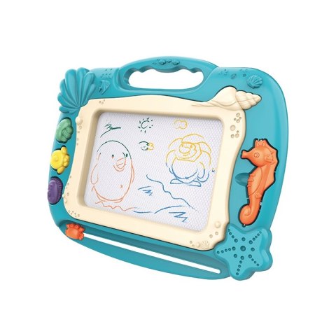 WOOPIE Znikopis Tablica Magnetyczna Kolorowa Stempelki Motyw Oceanu Zielony Woopie WOOPIE Znikopis Tablica Magnetyczna Kolorowa Stempelki Motyw Oceanu Zielony Woopie