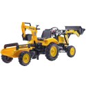FALK Traktor KOMATSU na Pedały Koparka Łyżka Przyczepka od 2 lat FALK
