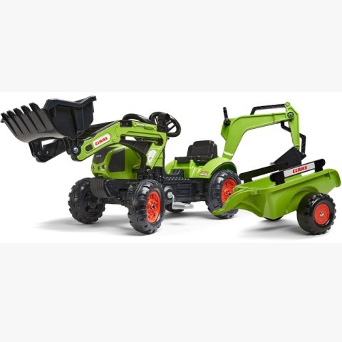 FALK Traktor z Przyczepą CLAAS Arion Backhoe ŁYŻKA + Ładowarka Od 2 Lat FALK FALK Traktor z Przyczepą CLAAS Arion Backhoe ŁYŻKA + Ładowarka Od 2 Lat FALK