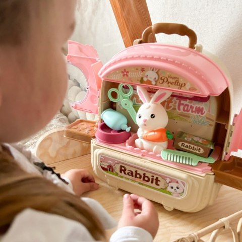 WOOPIE Królik w Plecaku 3w1 Farma Domek Ogródek Woopie WOOPIE Królik w Plecaku 3w1 Farma Domek Ogródek Woopie