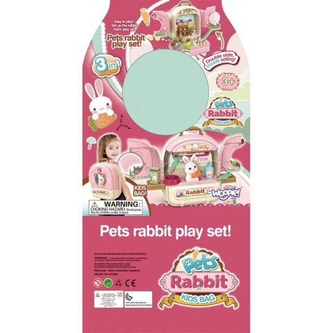 WOOPIE Królik w Plecaku 3w1 Farma Domek Ogródek Woopie WOOPIE Królik w Plecaku 3w1 Farma Domek Ogródek Woopie