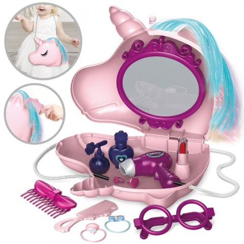 WOOPIE Toaletka dla Dziewczynki 2w1 Salon Piękności w Torebce Jednorożec Woopie WOOPIE Toaletka dla Dziewczynki 2w1 Salon Piękności w Torebce Jednorożec Woopie