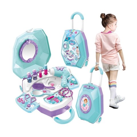 WOOPIE Toaletka dla Dziewczynki 2w1 Salon Piękności w Walizce Woopie WOOPIE Toaletka dla Dziewczynki 2w1 Salon Piękności w Walizce Woopie