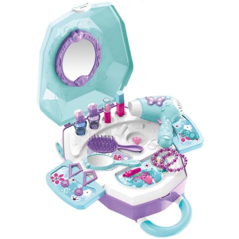 WOOPIE Toaletka dla Dziewczynki 2w1 Salon Piękności w Walizce Woopie WOOPIE Toaletka dla Dziewczynki 2w1 Salon Piękności w Walizce Woopie
