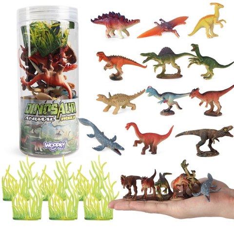 WOOPIE Zestaw Figurki Dinozaury 18 szt. - wersja 1 Woopie WOOPIE Zestaw Figurki Dinozaury 18 szt. - wersja 1 Woopie
