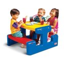 Little tikes Ogromny stół piknikowy Stolik niebieski Little Tikes Little tikes Ogromny stół piknikowy Stolik niebieski Little Tikes