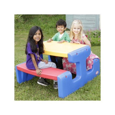 Little tikes Ogromny stół piknikowy Stolik niebieski Little Tikes Little tikes Ogromny stół piknikowy Stolik niebieski Little Tikes