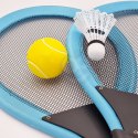 WOOPIE Duże Rakietki do Tenisa Badminton dla Dzieci Zestaw + Piłka Lotka Woopie WOOPIE Duże Rakietki do Tenisa Badminton dla Dzieci Zestaw + Piłka Lotka Woopie
