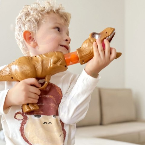 WOOPIE Pistolet na Piłki Kulki Piankowe i Strzałki Wyrzutnia Automatyczna Dinozaur 22 el. Woopie WOOPIE Pistolet na Piłki Kulki Piankowe i Strzałki Wyrzutnia Automatyczna Dinozaur 22 el. Woopie