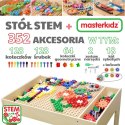 MASTERKIDZ Drewniany Stół Edukacyjny + AKCESORIA STEM WALL Masterkidz