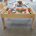MASTERKIDZ Drewniany Stół Edukacyjny + AKCESORIA STEM WALL Masterkidz