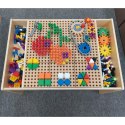MASTERKIDZ Drewniany Stół Edukacyjny + AKCESORIA STEM WALL Masterkidz