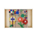MASTERKIDZ Drewniany Stół Edukacyjny + AKCESORIA STEM WALL Masterkidz
