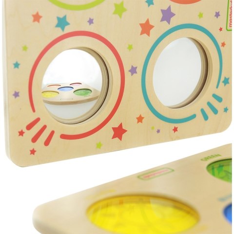 MASTERKIDZ Sensoryczna Tablica Lustra I Soczewki Zakrzywienia Obrazu Montessori Masterkidz MASTERKIDZ Sensoryczna Tablica Lustra I Soczewki Zakrzywienia Obrazu Montessori Masterkidz