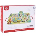 TOOKY TOY DREWNIANY POCIĄG KOLEJKA ZOO CIUCHCIA NA MAGNES TOR W WALIZCE Tooky Toy