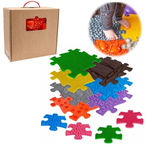WOOPIE Mata Sensoryczna Ortopedyczna Puzzle 7 el. + 4 małe Woopie WOOPIE Mata Sensoryczna Ortopedyczna Puzzle 7 el. + 4 małe Woopie