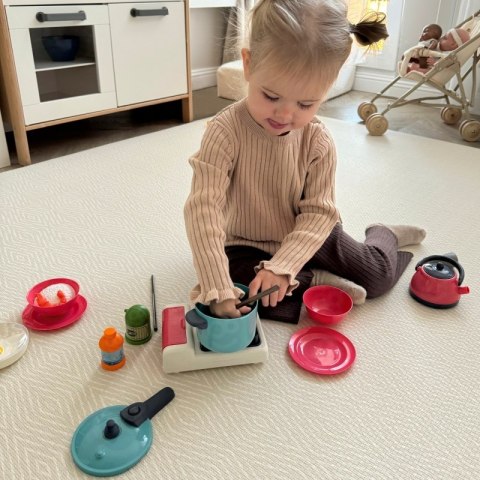 WOOPIE Zestaw Kuchenny Pomocnik Kucharza Kuchnia Gazowa Garnek Patelnia Czajnik Akcesoria Woopie WOOPIE Zestaw Kuchenny Pomocnik Kucharza Kuchnia Gazowa Garnek Patelnia Czajnik Akcesoria Woopie