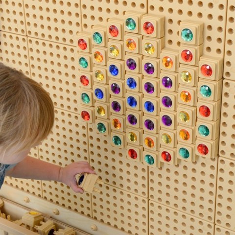 MASTERKIDZ Akrylowe Kolorowe Diamenciki Do Tablicy Naukowej STEM 72 Sztuki Masterkidz MASTERKIDZ Akrylowe Kolorowe Diamenciki Do Tablicy Naukowej STEM 72 Sztuki Masterkidz