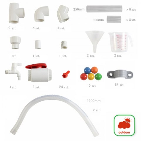 MASTERKIDZ System Rur Do Tablicy STEM 80 elementów Masterkidz MASTERKIDZ System Rur Do Tablicy STEM 80 elementów Masterkidz