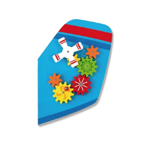 VIGA Drewniana Tablica Sensoryczna Manipulacyjna Samolot Certyfikat FSC Montessori Viga Toys VIGA Drewniana Tablica Sensoryczna Manipulacyjna Samolot Certyfikat FSC Montessori Viga Toys