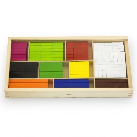 VIGA Drewniane Patyczki Edukacyjne Matematyczne Klocki Cuisenaire'a Viga Toys VIGA Drewniane Patyczki Edukacyjne Matematyczne Klocki Cuisenaire'a Viga Toys