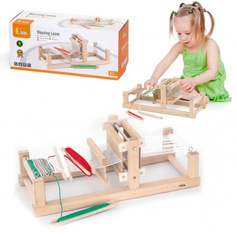VIGA Krosno Tkackie Warsztat Tkacki Drewniany Certyfikat FSC Viga Toys VIGA Krosno Tkackie Warsztat Tkacki Drewniany Certyfikat FSC Viga Toys