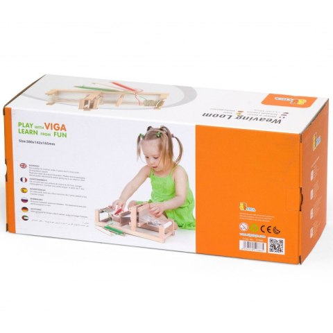 VIGA Krosno Tkackie Warsztat Tkacki Drewniany Certyfikat FSC Viga Toys VIGA Krosno Tkackie Warsztat Tkacki Drewniany Certyfikat FSC Viga Toys