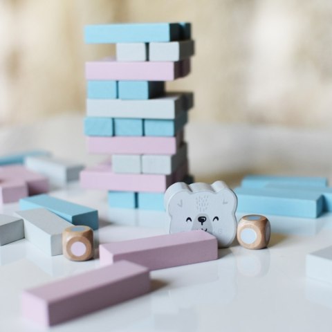 VIGA PolarB Drewniana Gra Wieża Układanka Pastelowa Viga Toys VIGA PolarB Drewniana Gra Wieża Układanka Pastelowa Viga Toys