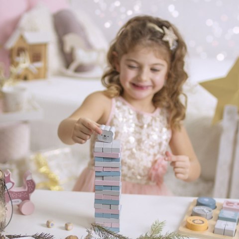 VIGA PolarB Drewniana Gra Wieża Układanka Pastelowa Viga Toys VIGA PolarB Drewniana Gra Wieża Układanka Pastelowa Viga Toys