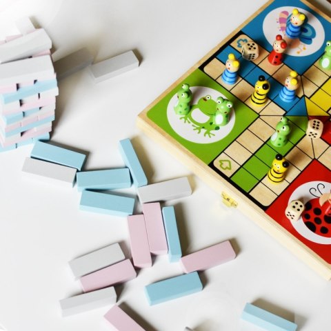 VIGA PolarB Drewniana Gra Wieża Układanka Pastelowa Viga Toys VIGA PolarB Drewniana Gra Wieża Układanka Pastelowa Viga Toys