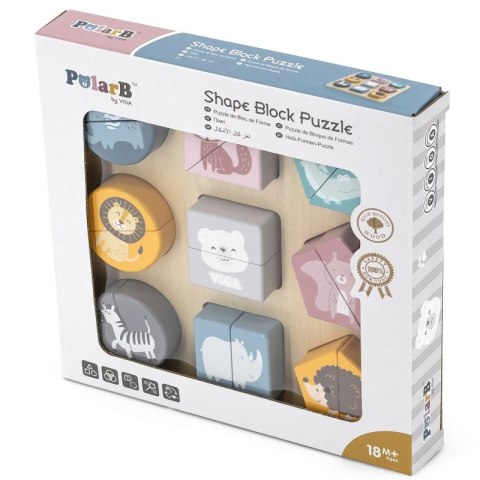 VIGA PolarB Drewniana Układanka Klocki - Zwierzątka Viga Toys VIGA PolarB Drewniana Układanka Klocki - Zwierzątka Viga Toys