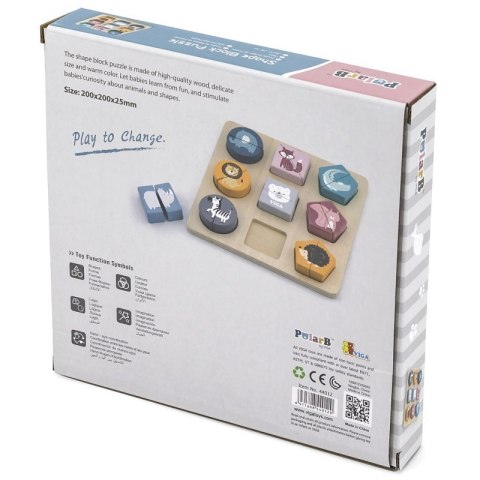 VIGA PolarB Drewniana Układanka Klocki - Zwierzątka Viga Toys VIGA PolarB Drewniana Układanka Klocki - Zwierzątka Viga Toys