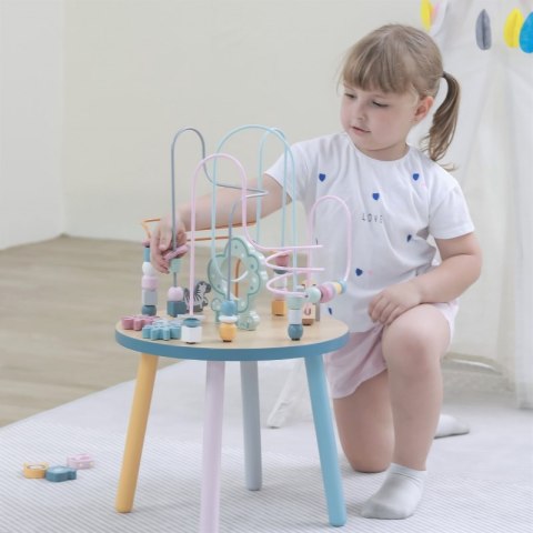 VIGA PolarB Drewniany Stolik Edukacyjny Manipulacyjny Przeplatanka Montessori Viga Toys VIGA PolarB Drewniany Stolik Edukacyjny Manipulacyjny Przeplatanka Montessori Viga Toys