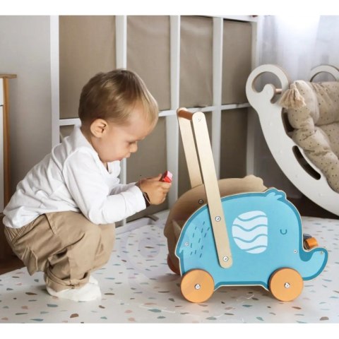 VIGA PolarB Drewniany Wózek 2w1 Chodzik Pchacz Słonik Viga Toys VIGA PolarB Drewniany Wózek 2w1 Chodzik Pchacz Słonik Viga Toys