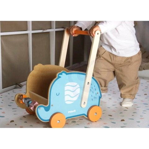 VIGA PolarB Drewniany Wózek 2w1 Chodzik Pchacz Słonik Viga Toys VIGA PolarB Drewniany Wózek 2w1 Chodzik Pchacz Słonik Viga Toys