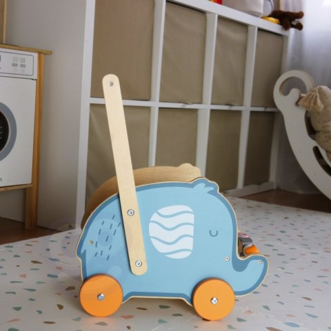 VIGA PolarB Drewniany Wózek 2w1 Chodzik Pchacz Słonik Viga Toys VIGA PolarB Drewniany Wózek 2w1 Chodzik Pchacz Słonik Viga Toys