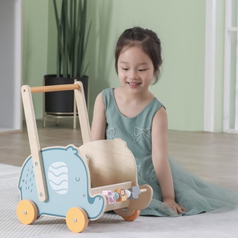 VIGA PolarB Drewniany Wózek 2w1 Chodzik Pchacz Słonik Viga Toys VIGA PolarB Drewniany Wózek 2w1 Chodzik Pchacz Słonik Viga Toys