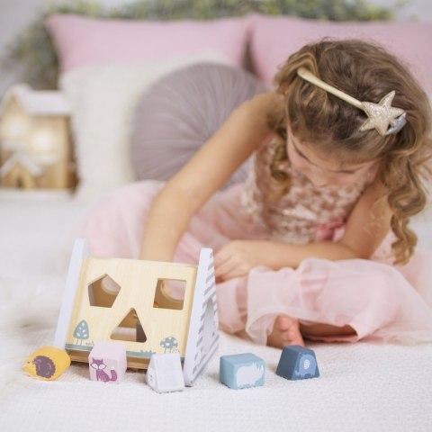 VIGA PolarB Drewniany sorter z klockami piramida Układanka Viga Toys VIGA PolarB Drewniany sorter z klockami piramida Układanka Viga Toys